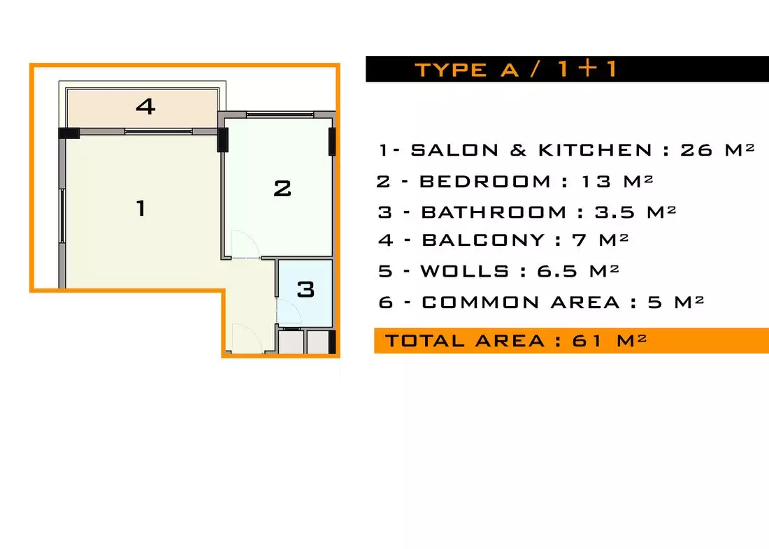 Flat 56m² in Turkey, Kargicak. Priced at 132000€ rent photo-35