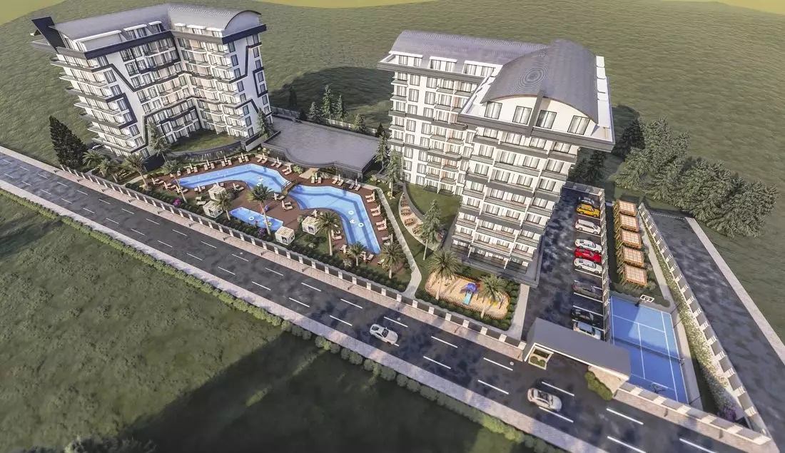 Flat 60m² in Turkey, Payallar. Priced at 110000€ rent photo-14