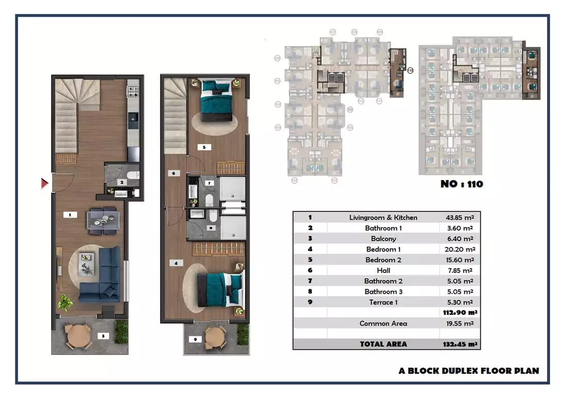 Flat 60m² in Turkey, Payallar. Priced at 110000€ rent photo-39