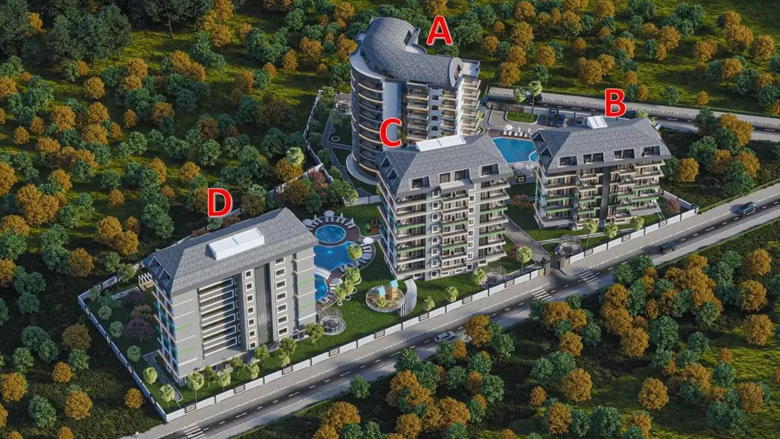 Flat 111m² in Turkey, Avsallar. Priced at 155750€ rent photo-17