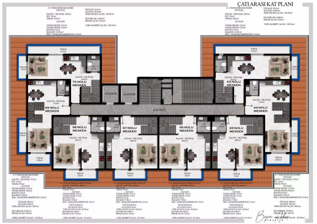 Flat 57m² in Turkey, Avsallar. Priced at 70000€ rent photo-12