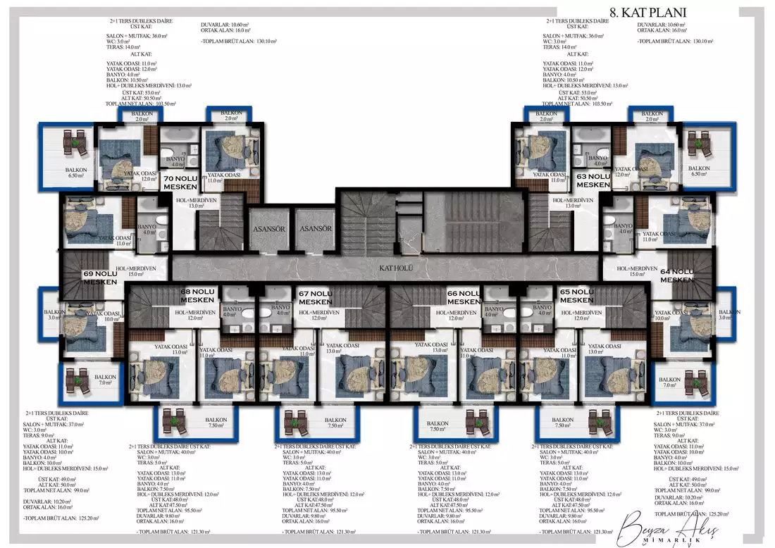 Flat 57m² in Turkey, Avsallar. Priced at 70000€ rent photo-14