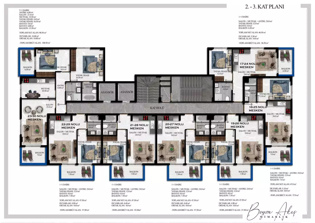 Flat 57m² in Turkey, Avsallar. Priced at 70000€ rent photo-15