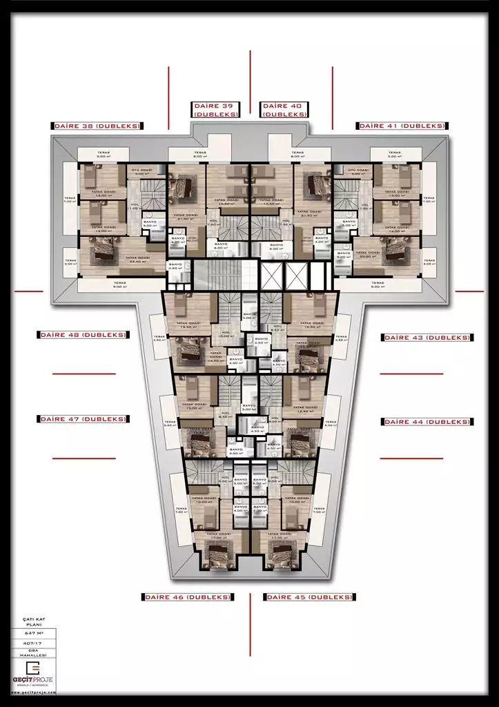 Flat 54m² in Turkey, Alania. Priced at 130000€ rent photo-16