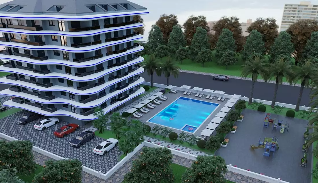 Flat 57m² in Turkey, Avsallar. Priced at 129000€ rent photo-4