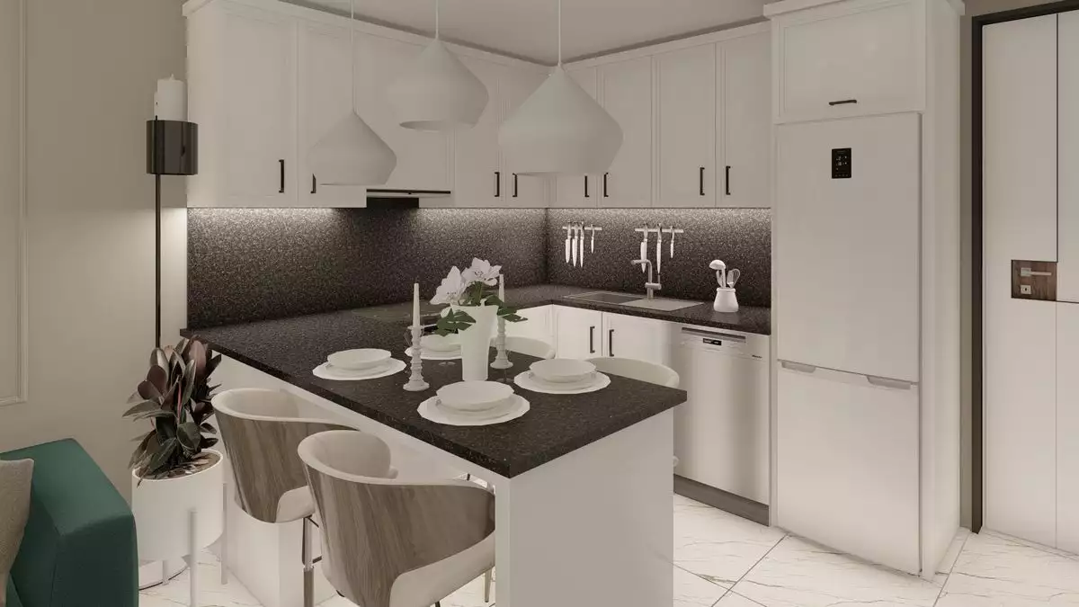 Flat 133m² in Turkey, Kargicak. Priced at 115000€ rent photo-15