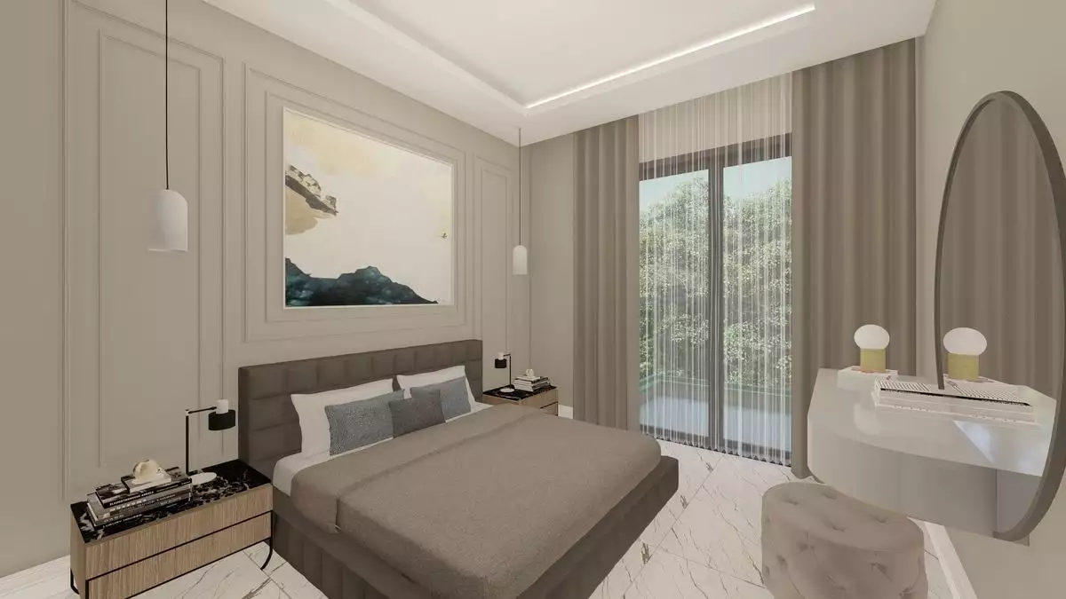 Flat 133m² in Turkey, Kargicak. Priced at 115000€ rent photo-26