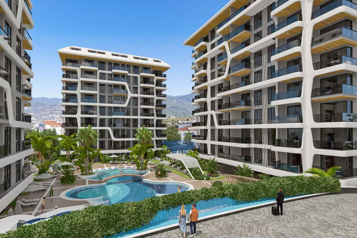 Flat 58m² in Turkey, Tosmur. Priced at 265500€ rent photo-2