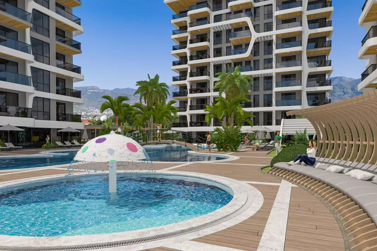 Flat 58m² in Turkey, Tosmur. Priced at 265500€ rent photo-4