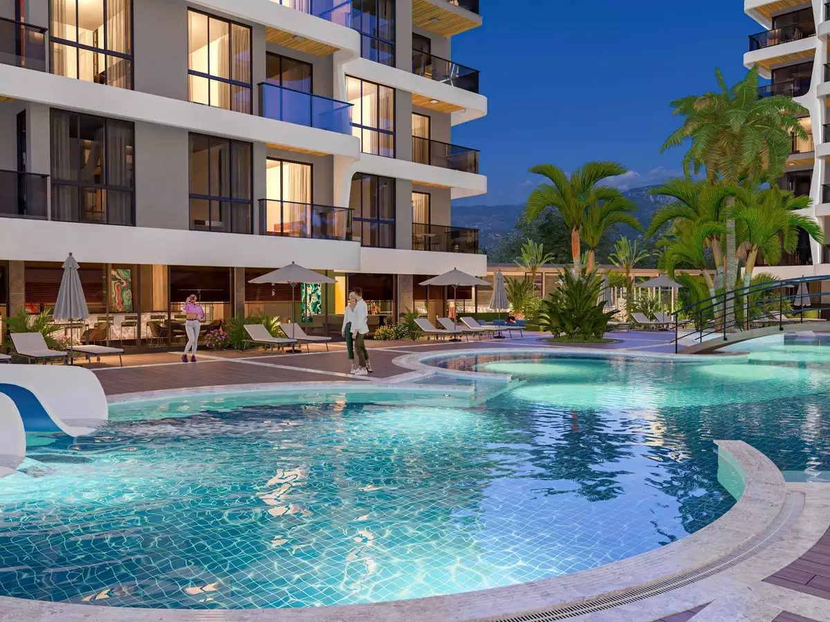 Flat 58m² in Turkey, Tosmur. Priced at 265500€ rent photo-17