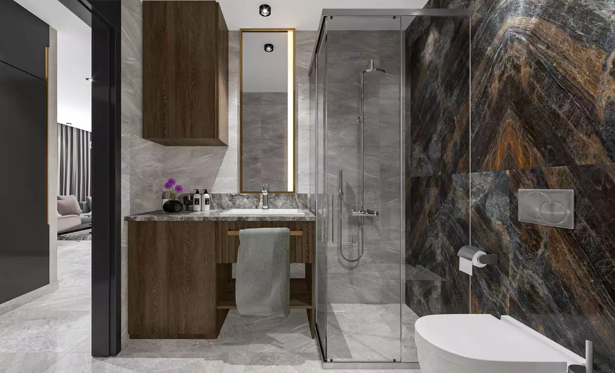 Flat 58m² in Turkey, Tosmur. Priced at 265500€ rent photo-41