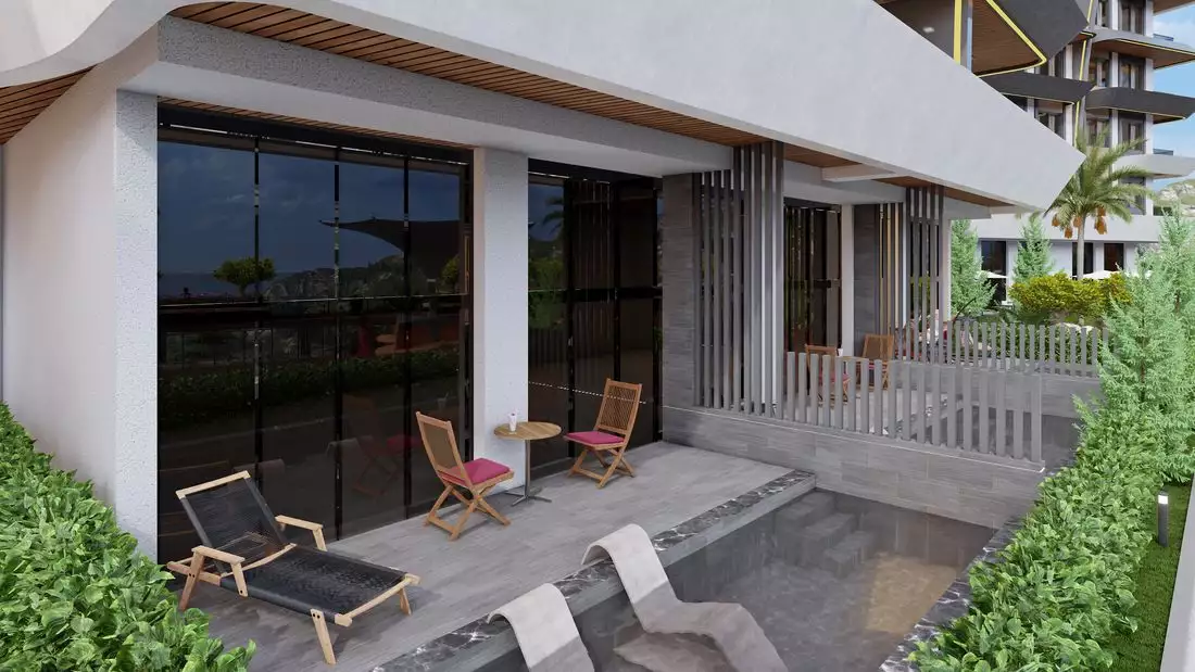 Flat 46m² in Turkey, Mahmutlar. Priced at 100000€ rent photo-11