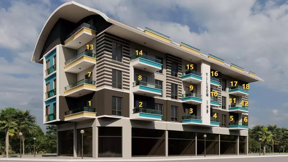 Flat 59m² in Turkey, Payallar. Priced at 65000€ rent photo-3