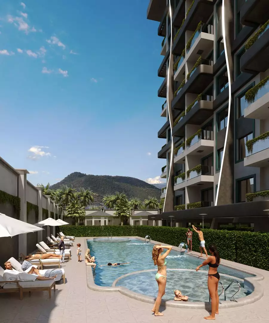 Flat 43m² in Turkey, Gazipasа. Priced at 114000€ rent photo-2