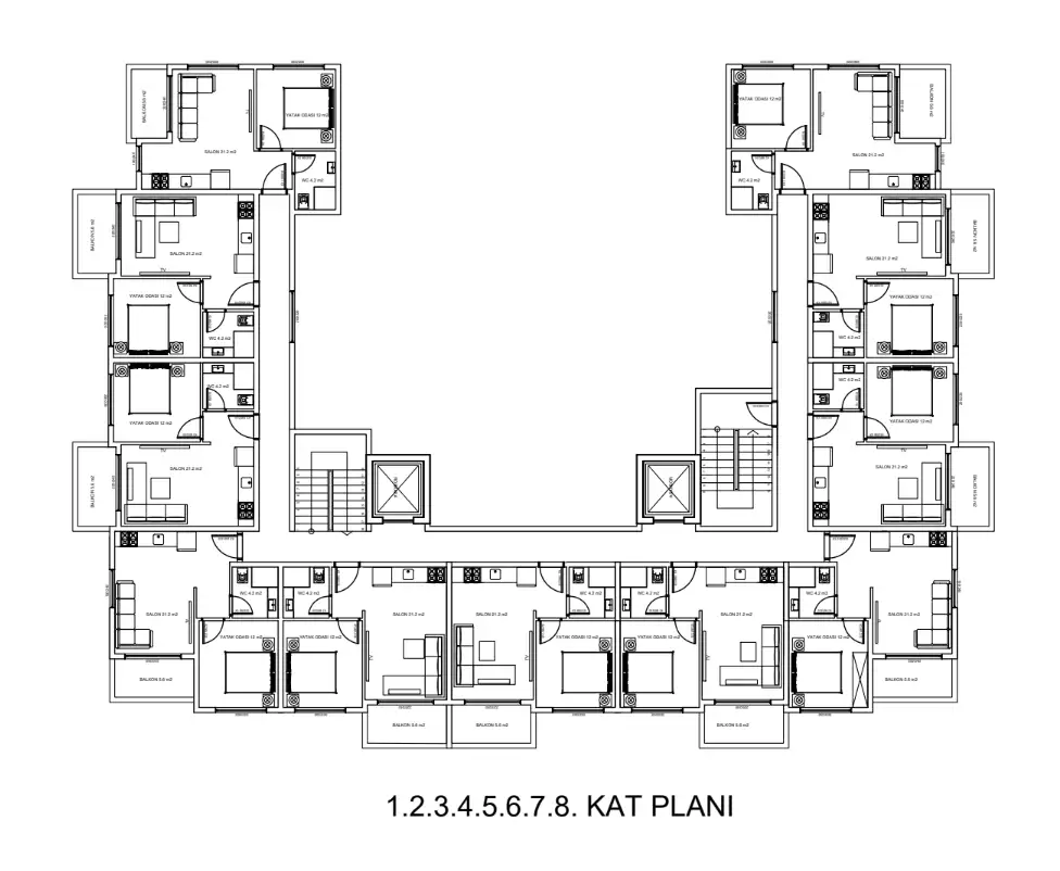 Flat 43m² in Turkey, Gazipasа. Priced at 114000€ rent photo-11