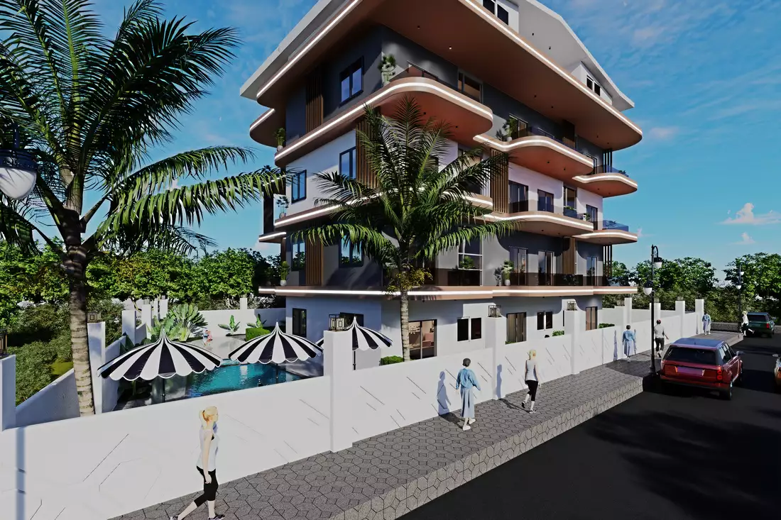 Flat 43m² in Turkey, Gazipasа. Priced at 140000€ rent photo-3