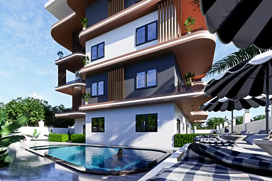 Flat 43m² in Turkey, Gazipasа. Priced at 140000€ rent photo-4