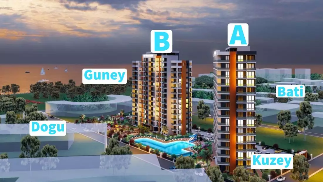 Flat 56m² in Turkey, Mersin. Priced at 75000€ rent photo-2