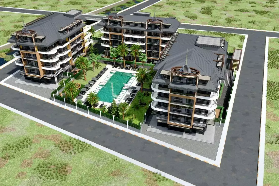 Flat 59m² in Turkey, Kargicak. Priced at 189000€ rent photo-4