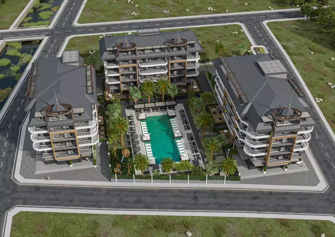 Flat 59m² in Turkey, Kargicak. Priced at 189000€ rent photo-17