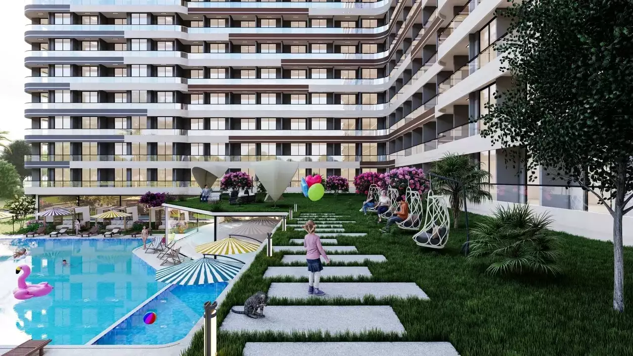 Flat 62m² in Turkey, Mersin. Priced at 58000€ rent photo-5