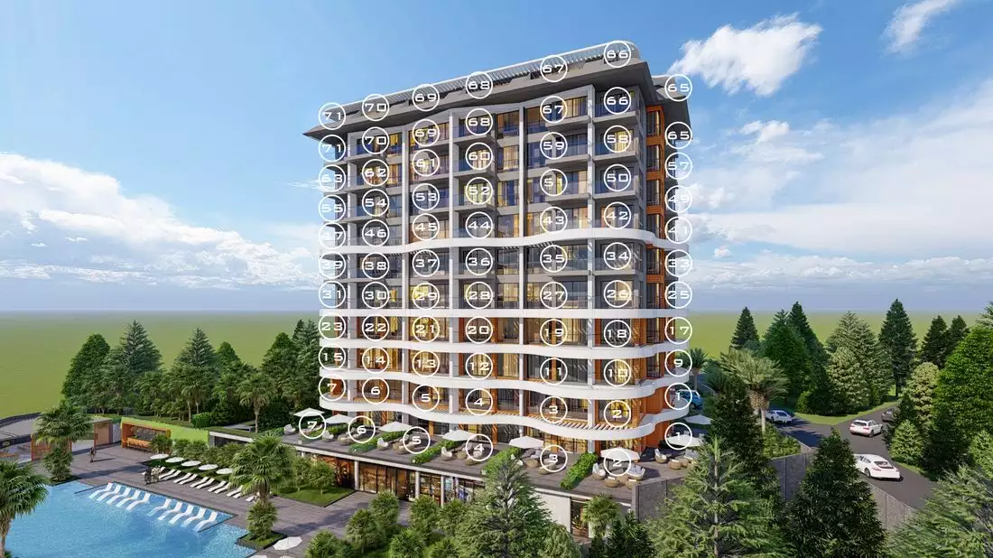 Flat 49m² in Turkey, Demirtas. Priced at 131000€ rent photo-2