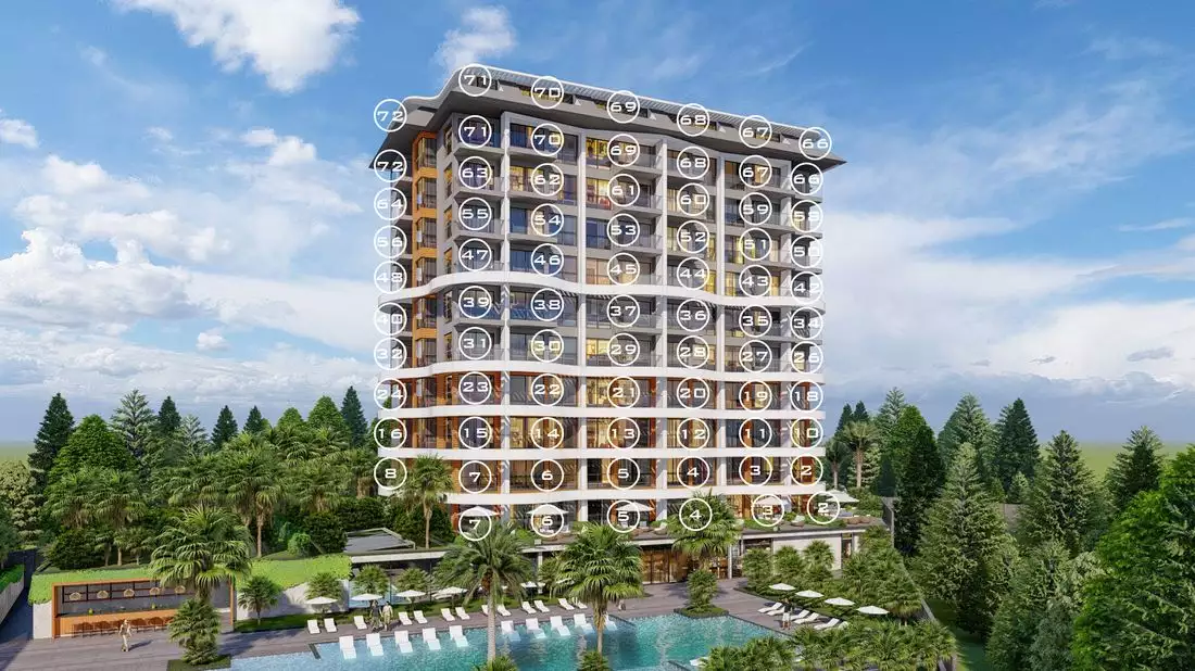 Flat 49m² in Turkey, Demirtas. Priced at 131000€ rent photo-3