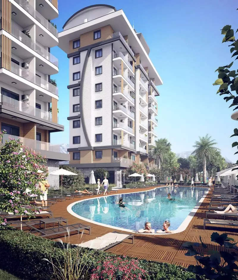 Flat 69m² in Turkey, Payallar. Priced at 141000€ rent photo-3