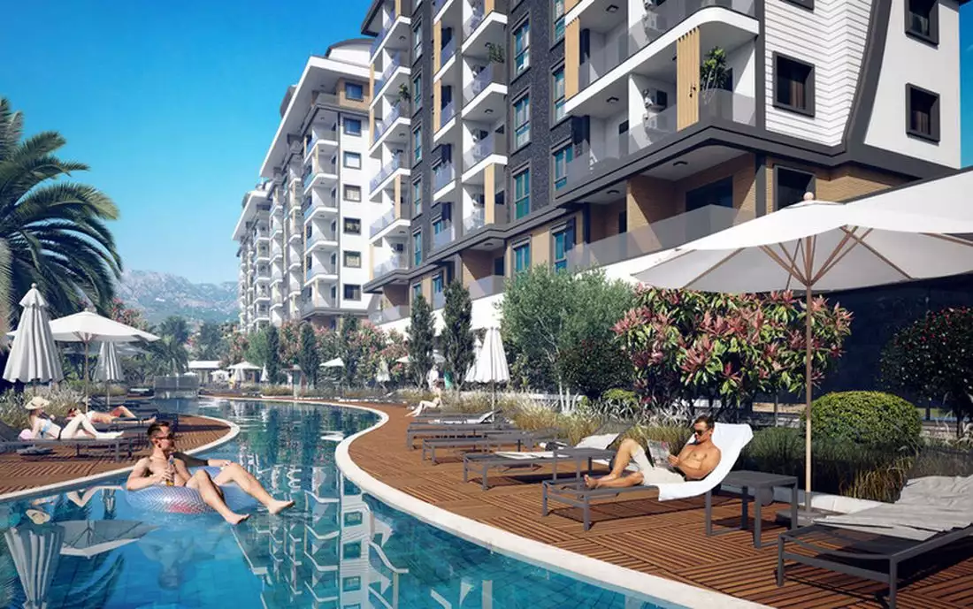 Flat 69m² in Turkey, Payallar. Priced at 141000€ rent photo-4