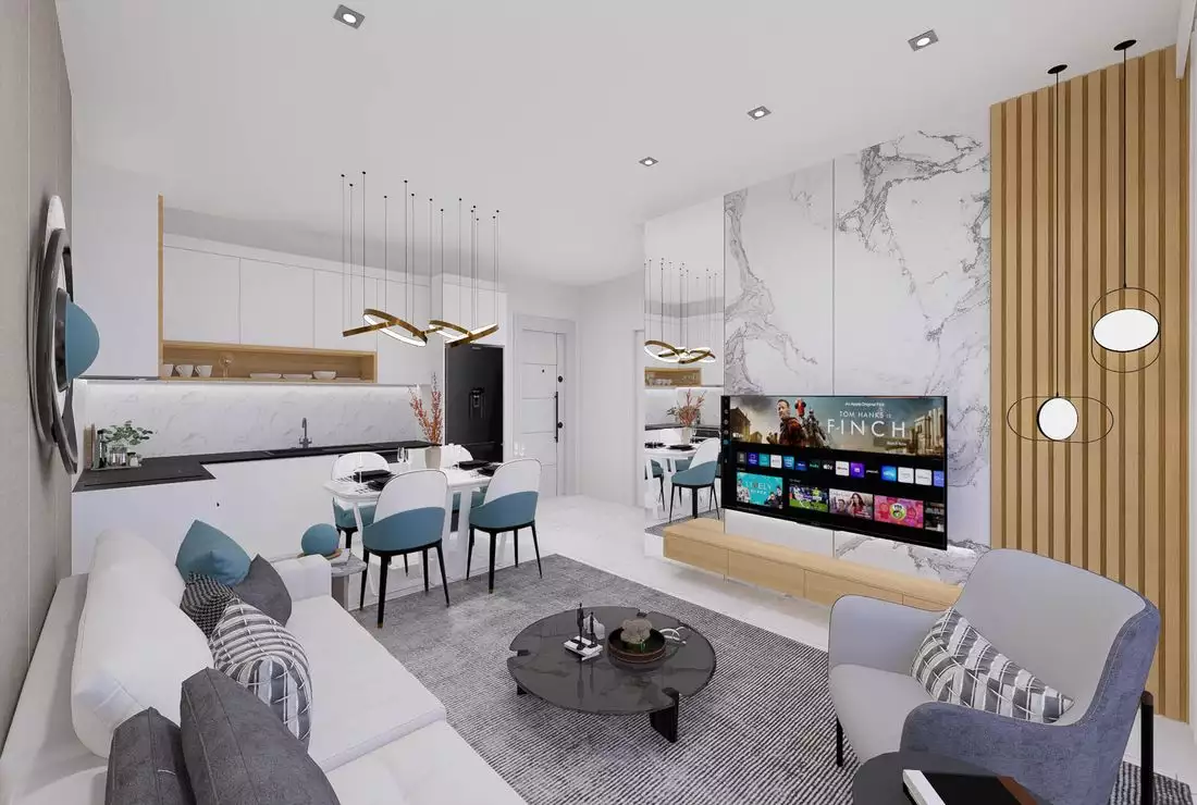 Flat 47m² in Turkey, Tosmur. Priced at 165500€ rent photo-15