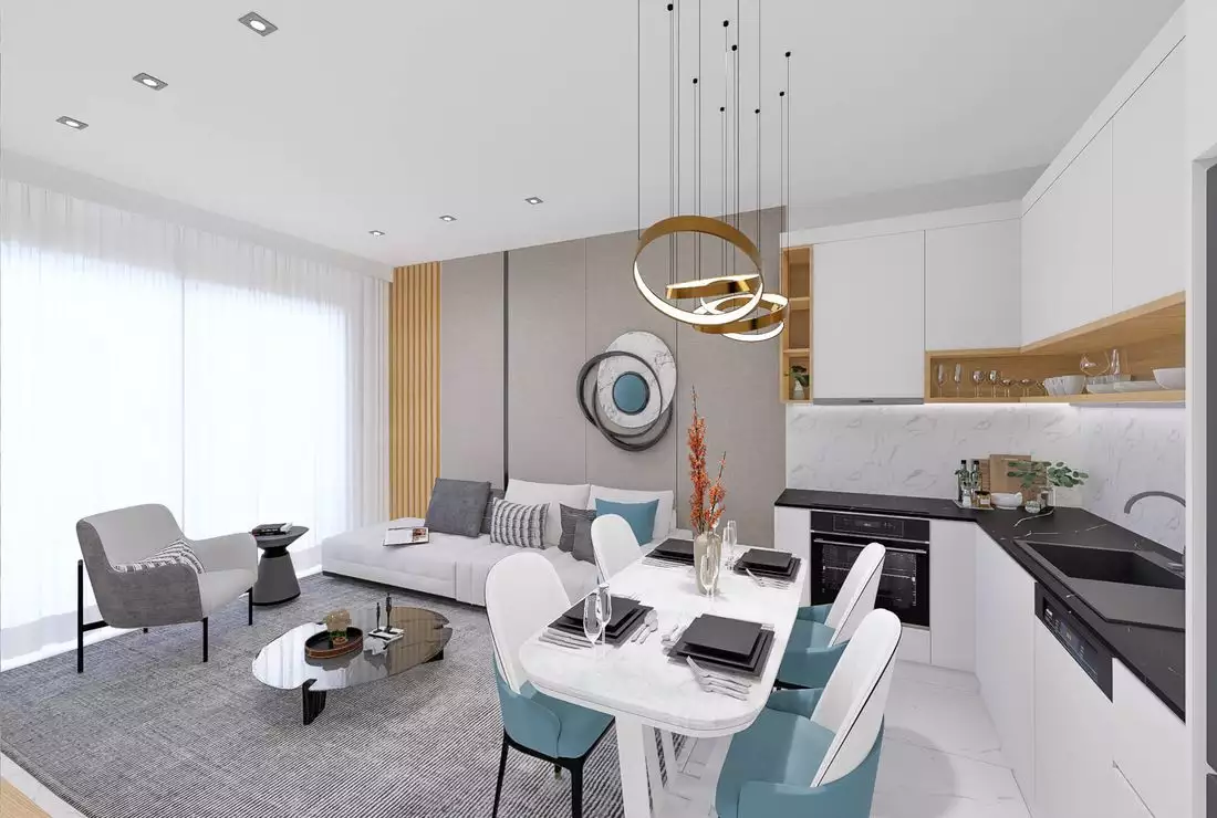 Flat 47m² in Turkey, Tosmur. Priced at 165500€ rent photo-21