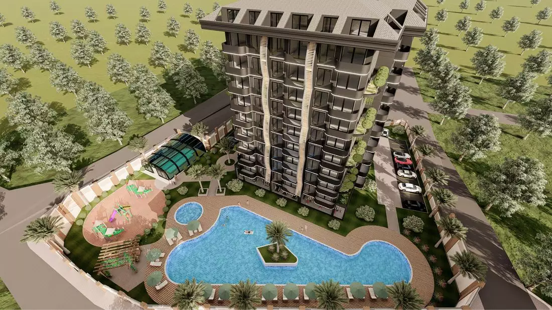 Flat 58m² in Turkey, Avsallar. Priced at 99500€ rent photo-2
