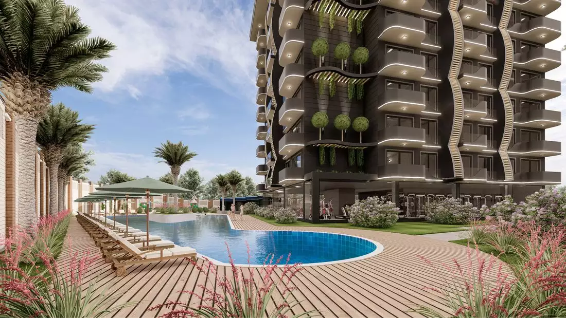 Flat 58m² in Turkey, Avsallar. Priced at 99500€ rent photo-6