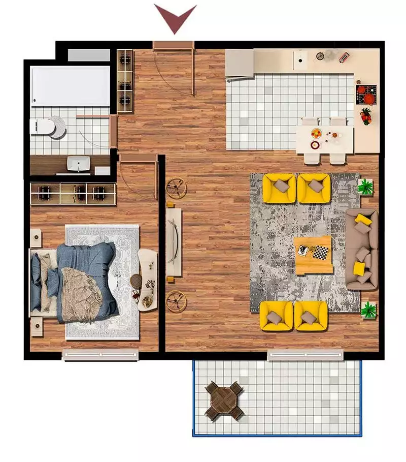 Flat 70m² in Turkey, Konakli. Priced at 210000€ rent photo-7
