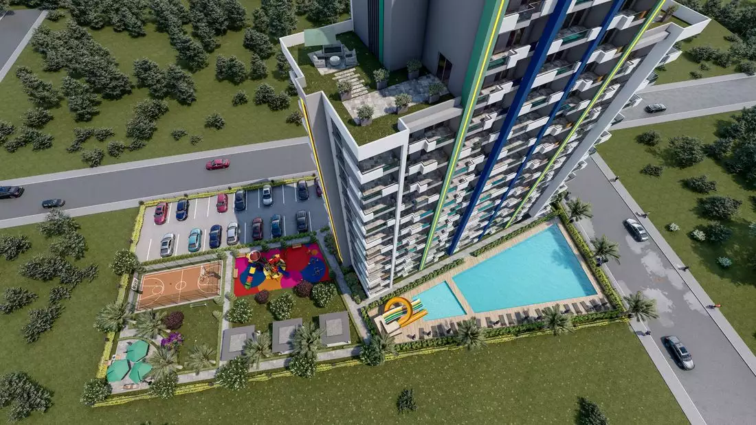 Flat 53m² in Turkey, Mersin. Priced at 66000€ rent photo-9