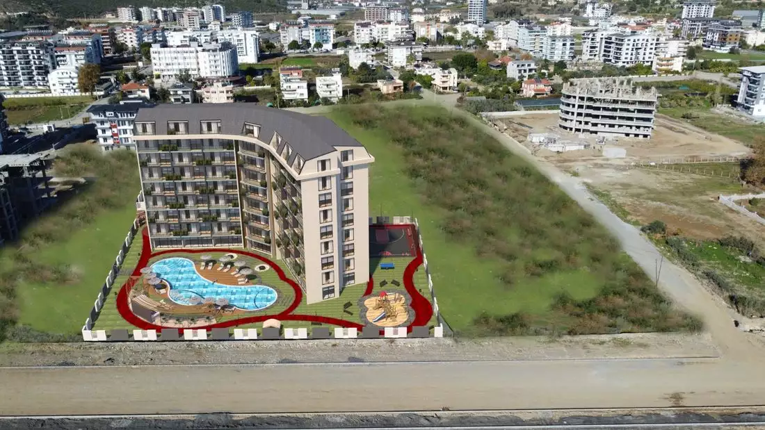 Flat 51m² in Turkey, Gazipasа. Priced at 114490€ rent photo-16