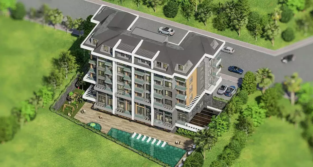 Flat 50m² in Turkey, Kargicak. Priced at 110000€ rent photo-4