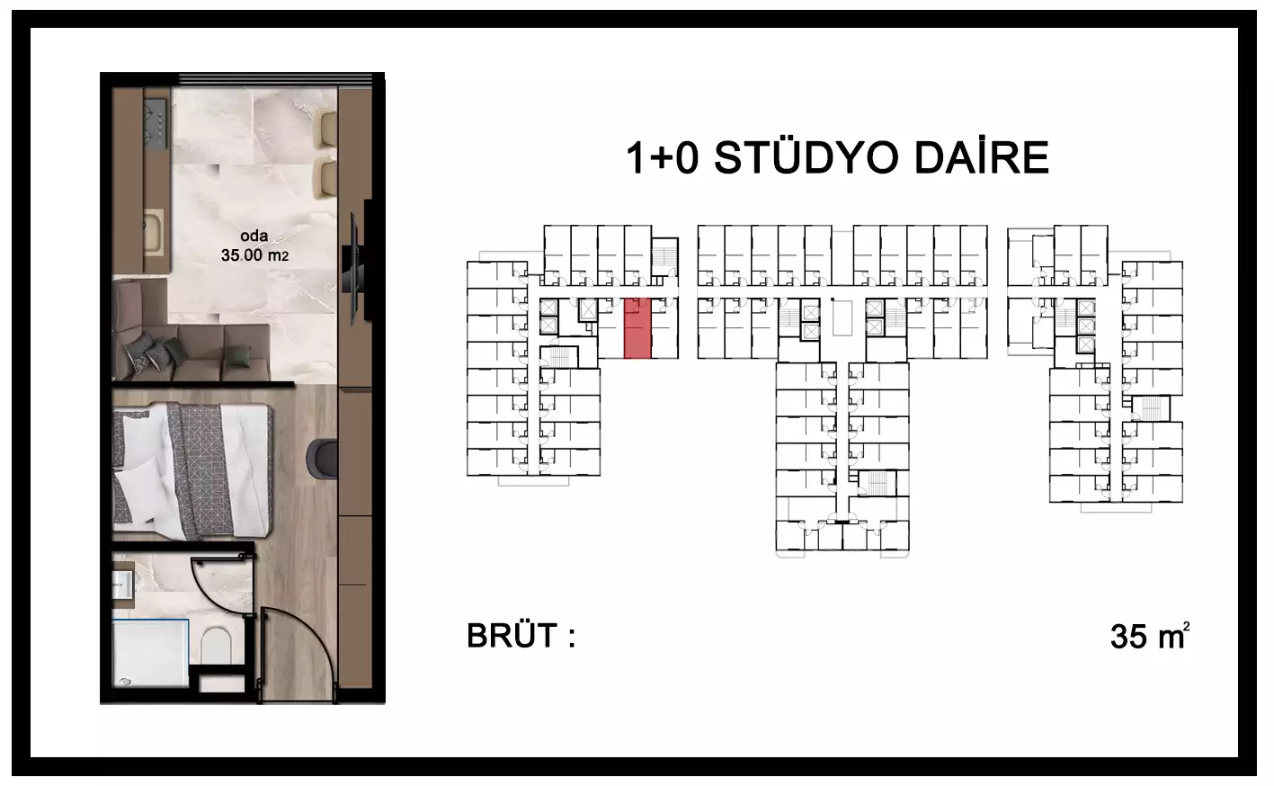 Flat 35m² in Turkey, Mersin. Priced at 35000€ rent photo-16