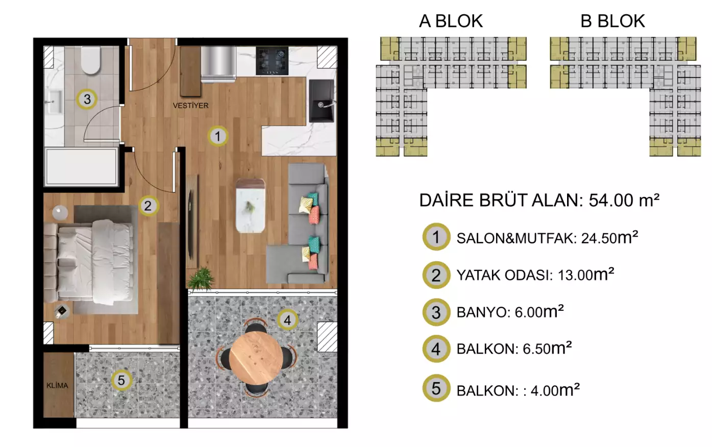 Flat 35m² in Turkey, Mersin. Priced at 43000€ rent photo-13