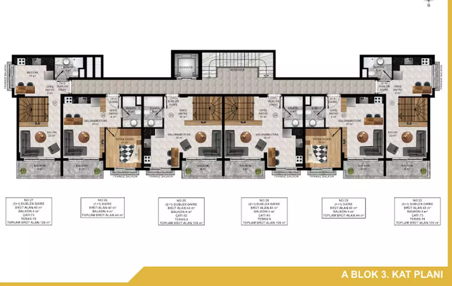 Flat 44m² in Turkey, Payallar. Priced at 119000€ rent photo-17