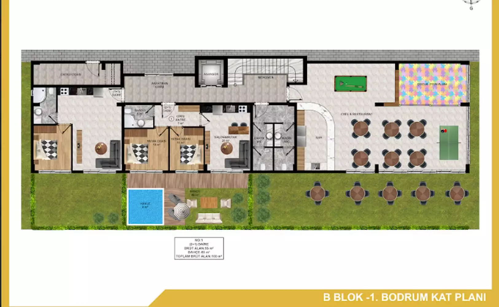 Flat 44m² in Turkey, Payallar. Priced at 119000€ rent photo-20