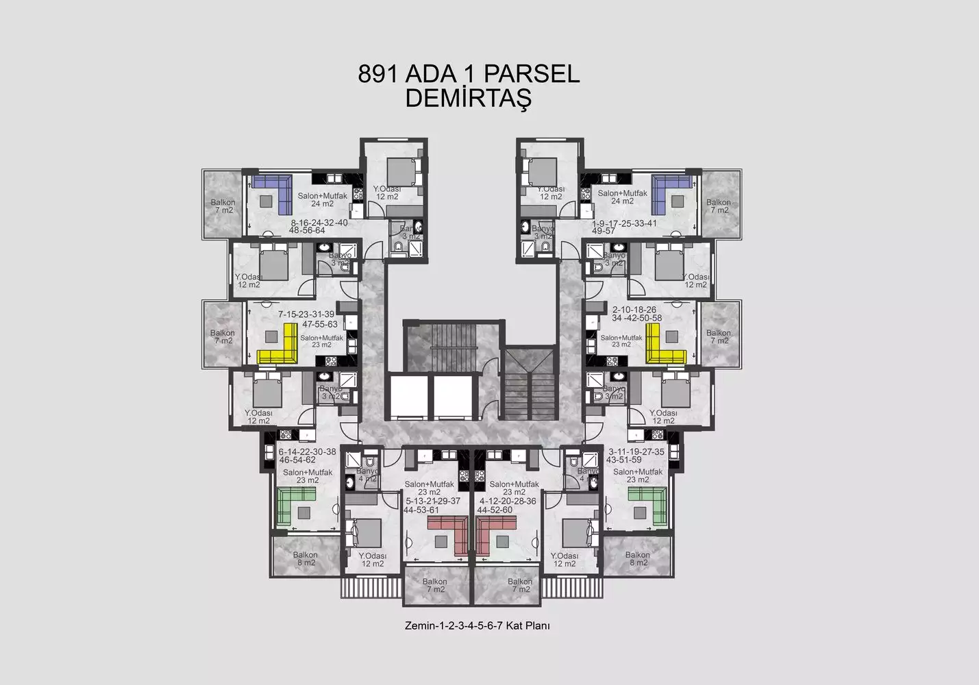 Flat 53m² in Turkey, Demirtas. Priced at 95000€ rent photo-45