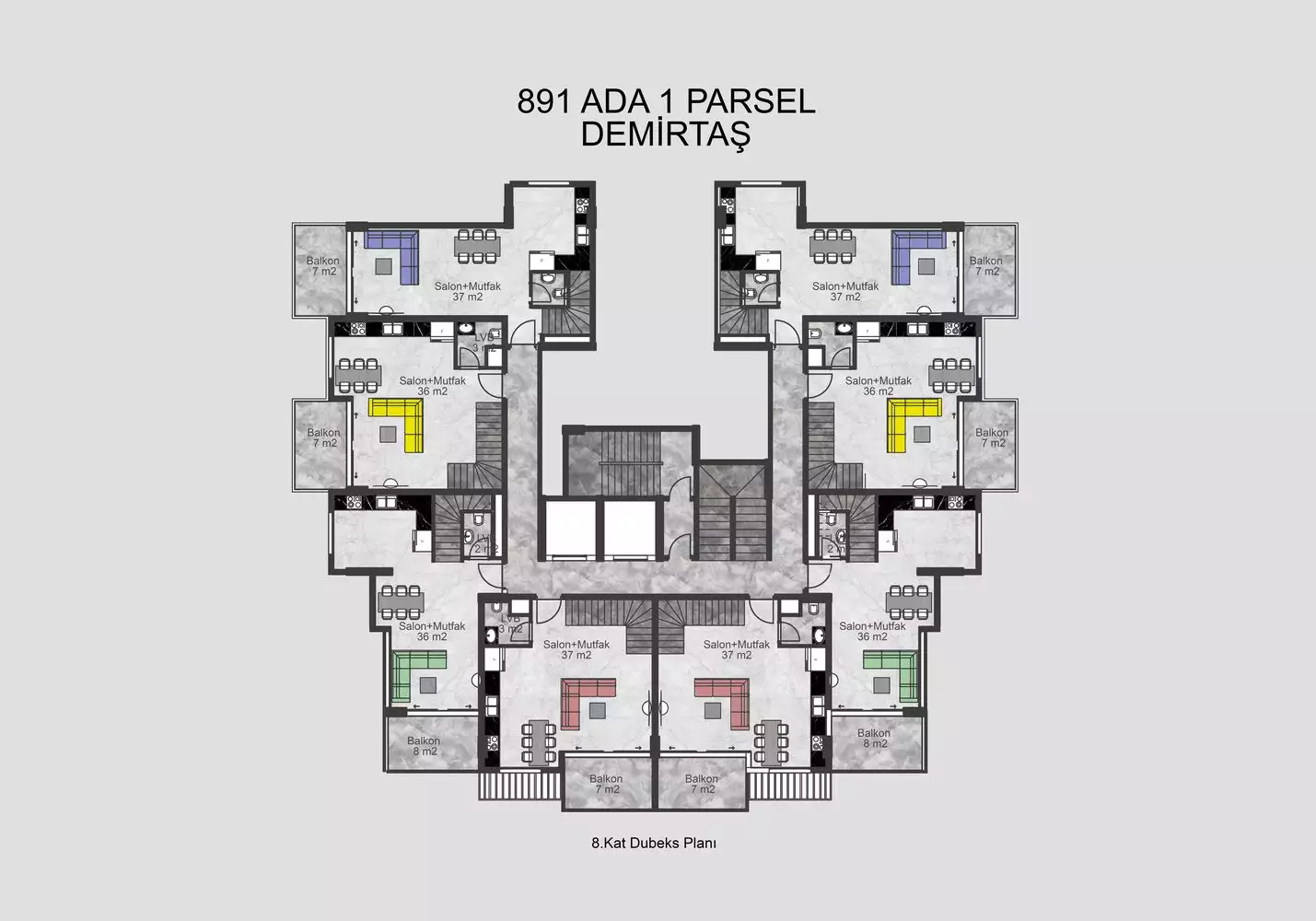 Flat 53m² in Turkey, Demirtas. Priced at 95000€ rent photo-46