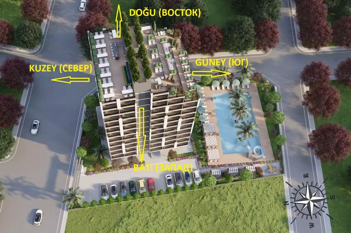 Flat 43m² in Turkey, Mersin. Priced at 48500€ rent photo-7