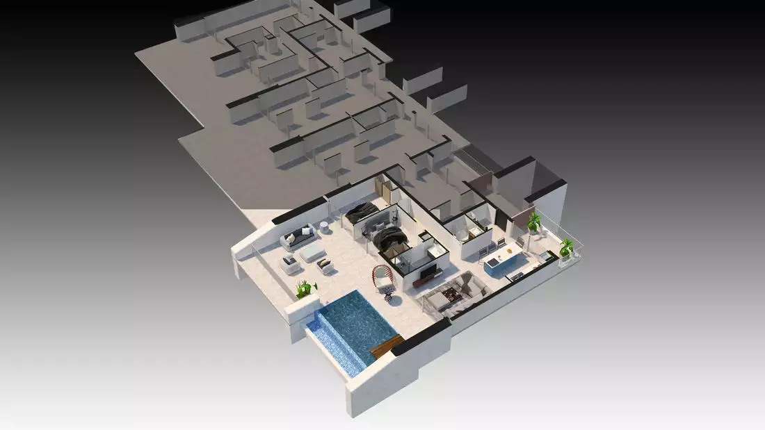Flat 116m² in Cyprus, Esentepe. Priced at 576923€ rent photo-43