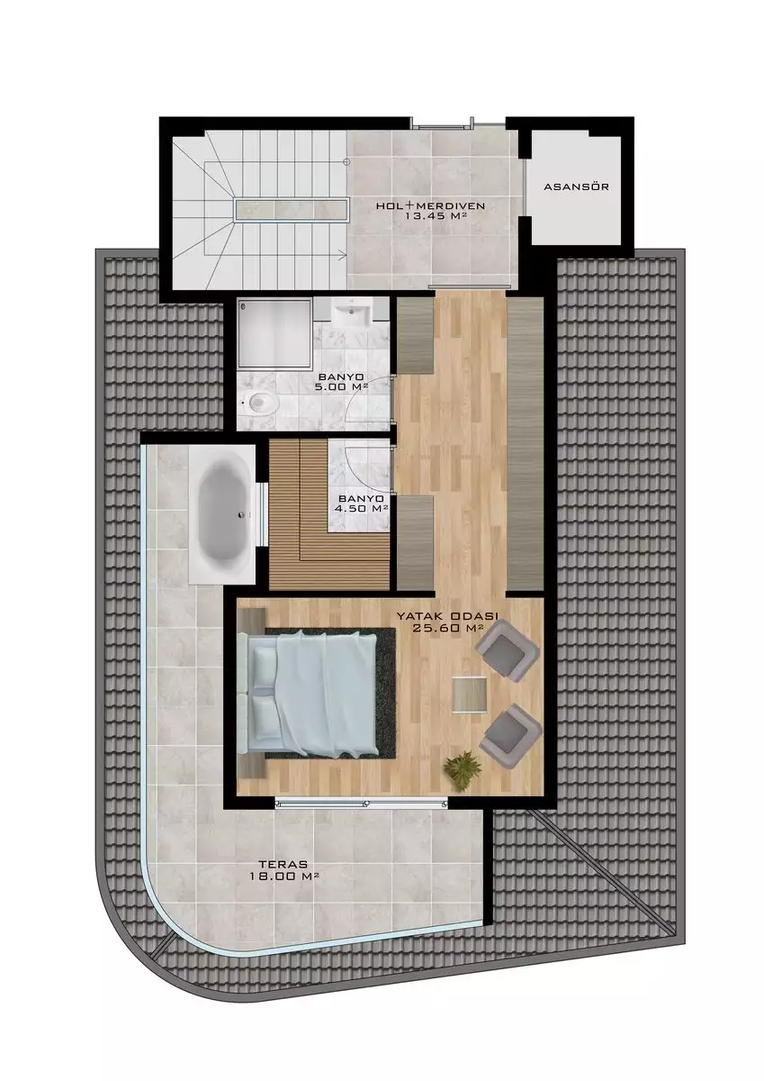 Villa 344m² in Turkey, Kargicak. Priced at 975000€ rent photo-20