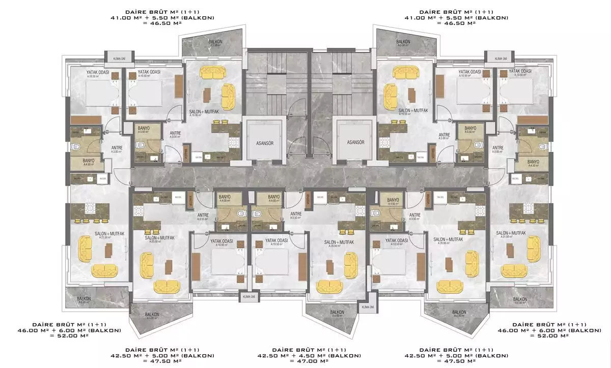 Flat 50m² in Turkey, Mahmutlar. Priced at 138000€ rent photo-13