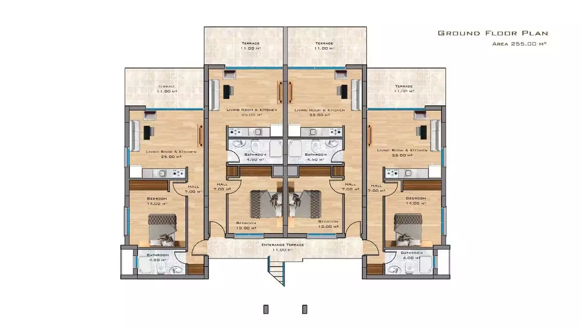 Flat 43m² in Cyprus, Kyrenia. Priced at 174592€ rent photo-26