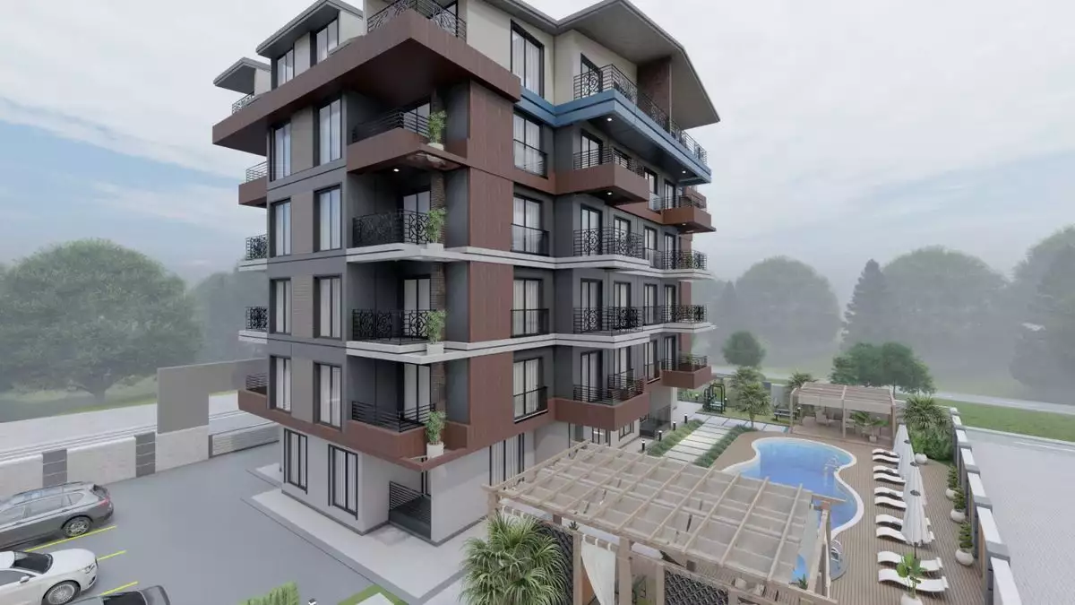 Flat 45m² in Turkey, Gazipasа. Priced at 108000€ rent photo-3
