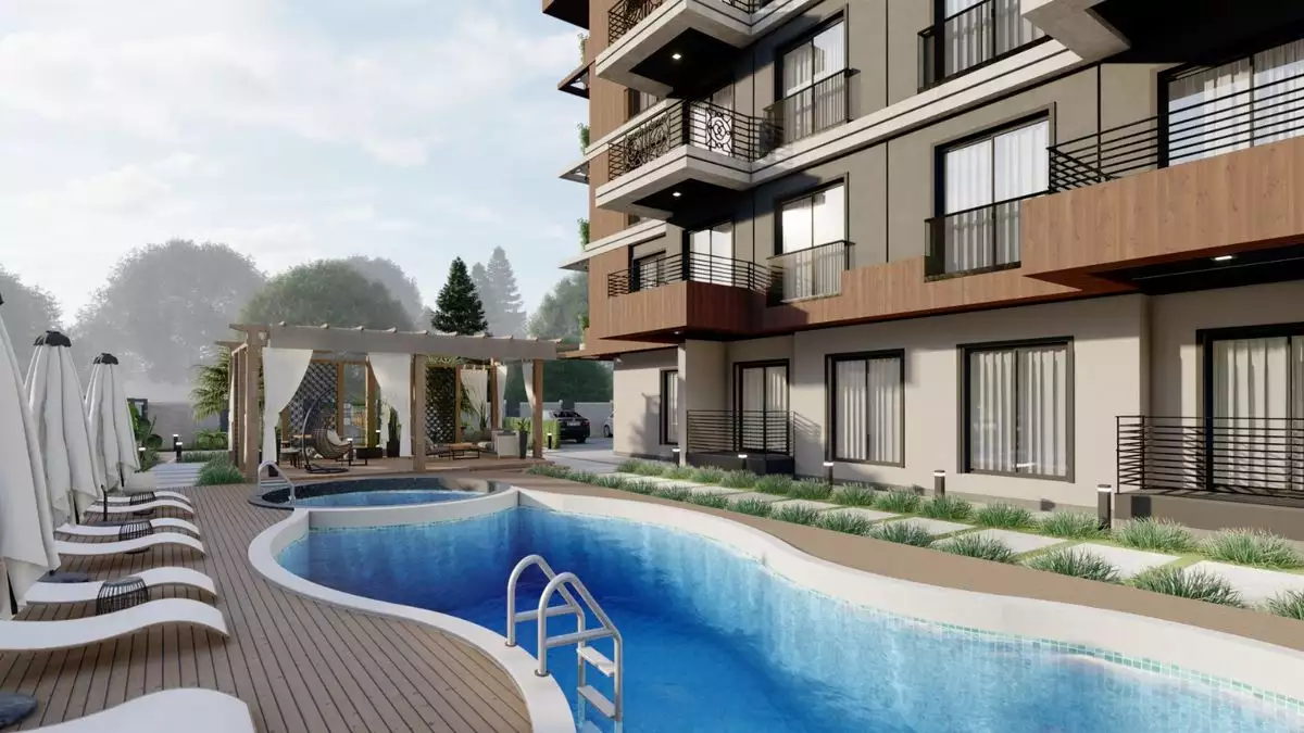 Flat 45m² in Turkey, Gazipasа. Priced at 108000€ rent photo-7